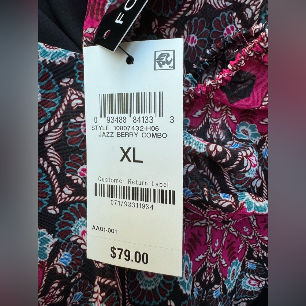 NWT INC Long Sleeved Dress XL - Picture 4 of 11